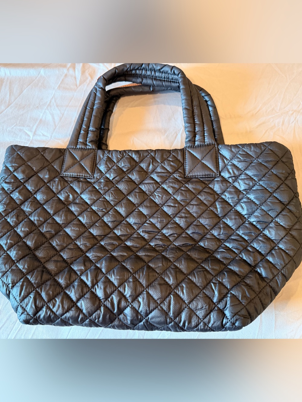 MZ Wallace Quilted Tote Bag in Black - Picture 2 of 6